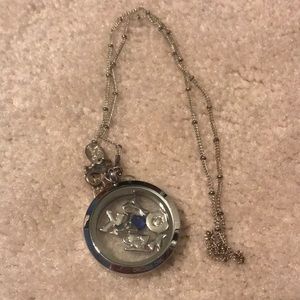 Origami owl charm necklace